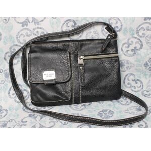 Relic Brand Black Faux Leather Lined Crossbody/‎ Purse/ Bag/ Handbag